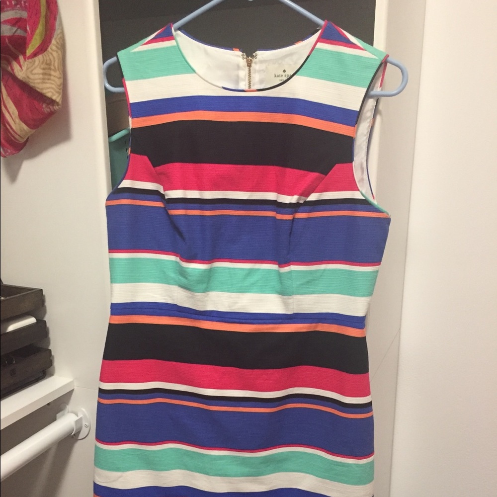 kate spade tropical stripe mariam dress
